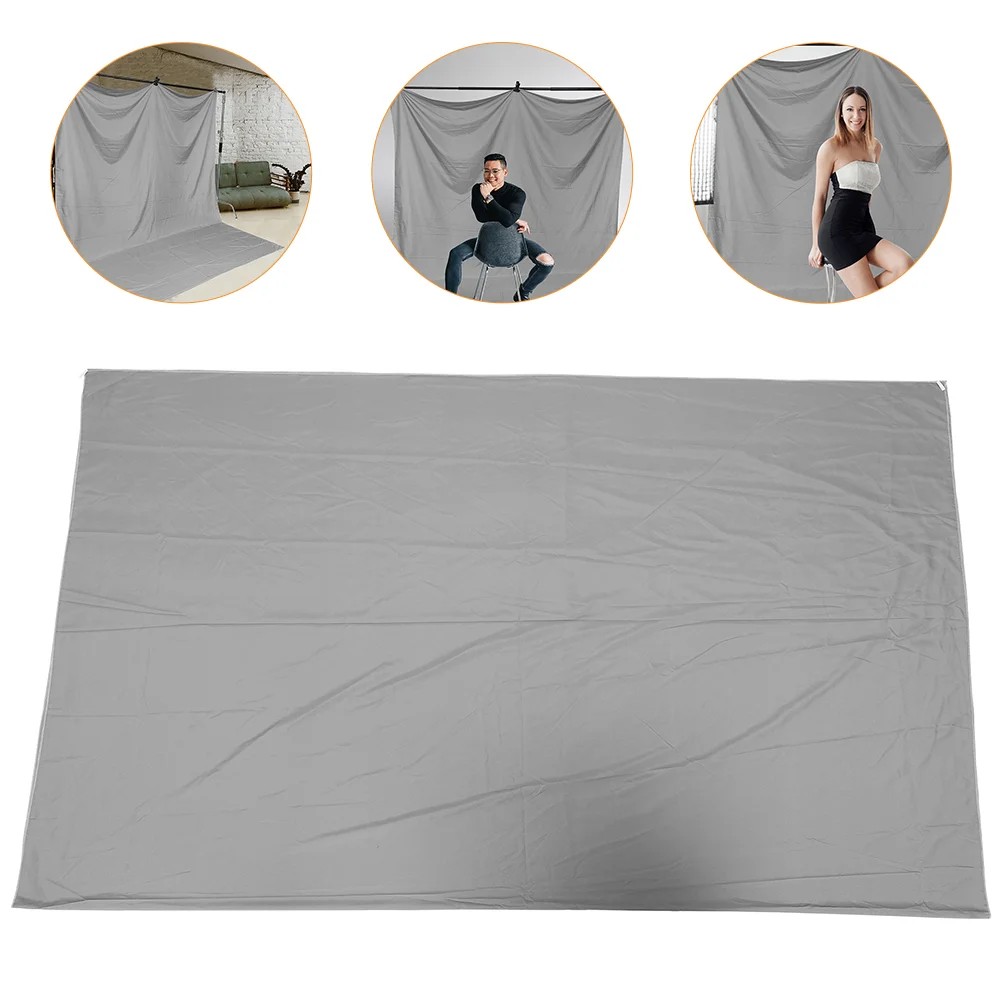 

Photography Background Cloth Decor Grey Backdrop Fabric Simple Column Headlight Decoration