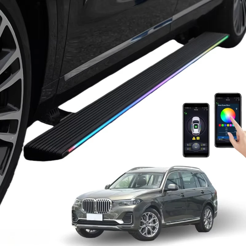 

Retractable Automatic Running Boards with LED Lights for X7 Aluminum Alloy Power Side Steps
