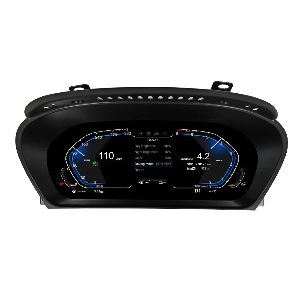 12.3 ''Digital Dashboard 5-Series E60 E61 E63 E64 Ccc Cic Auto Lcd Panel Speedometer Virtual Cockpit