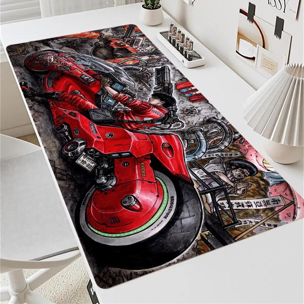Anime Motorcycle boy Mouse Pad mini PC Large monitor MousePad XL laptop Gaming Rubber Lock phone Desk