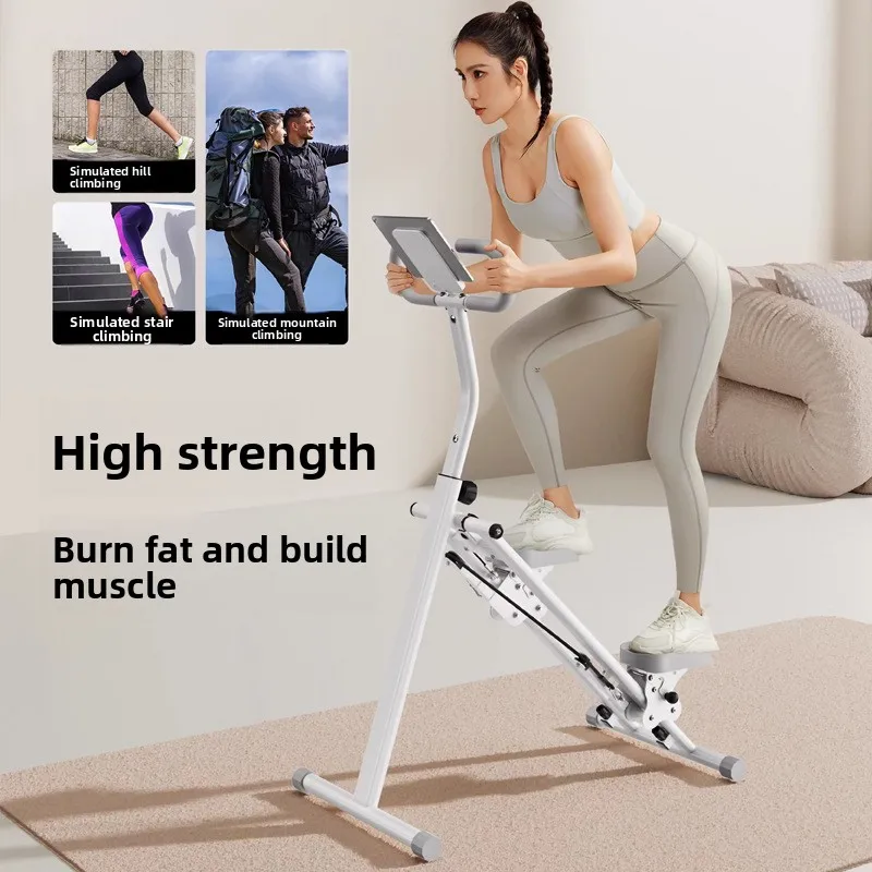 

Home Gym Fitness Stair Climber Machine Foldable Metal Mountain Vertical Stepper Exercise Equipment Workout Sport
