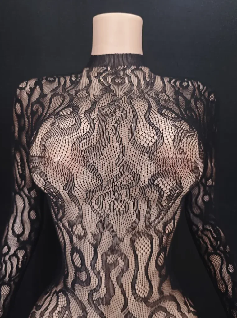 المثيرة شبكة صيد السمك بوديستوكينج إغراء المرأة Crotchless شفافة الجوف خارج الاباحية مثير الملابس الداخلية ارتداءها ازياء غريبة