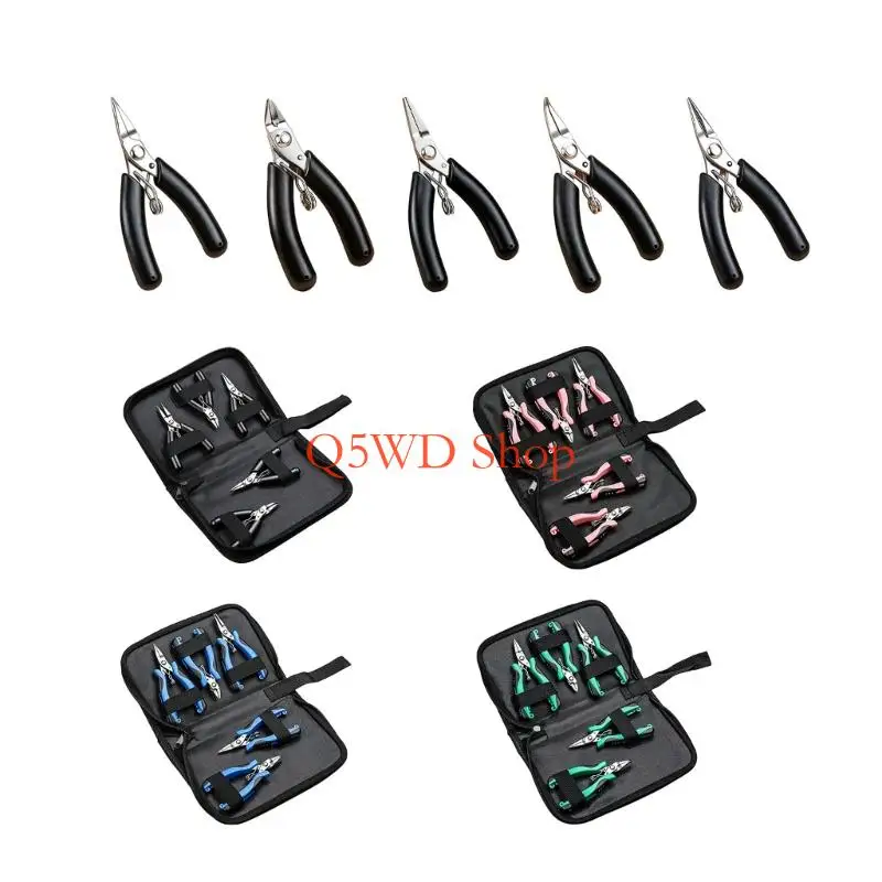 Q5WD Stainless Steel Trimming Pliers For Detailed DIY Projects Jewelry Repairs