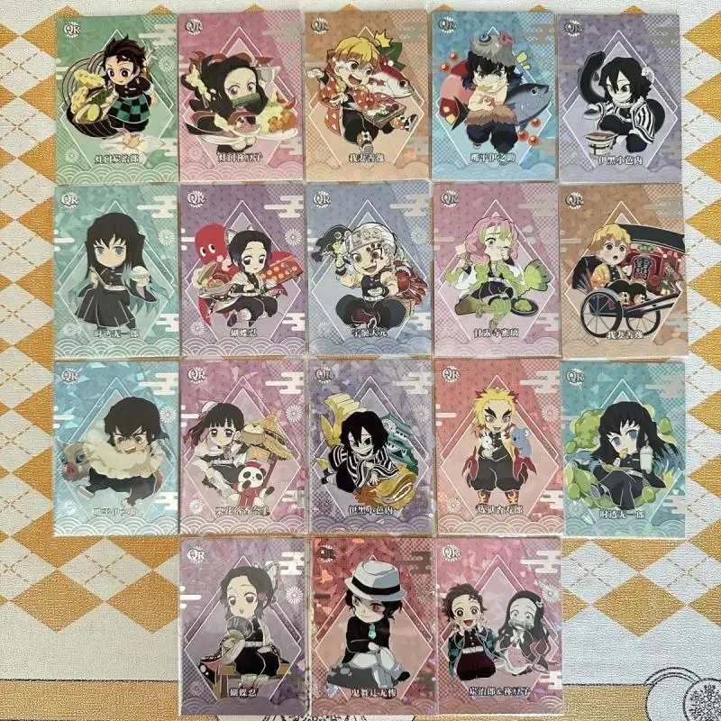 Demon Slayer SSR SPR QR card Kamado Nezuko Kamado Tanjirou Rengoku Kyoujurou Daki boy Toy collection Birthday Christmas gifts