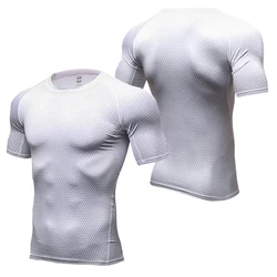 OEM cheap Price Custom Logo Quick Dry Compression Sports T Shirt Fitness Gym Men Quick Dry Running Athletic Shirt