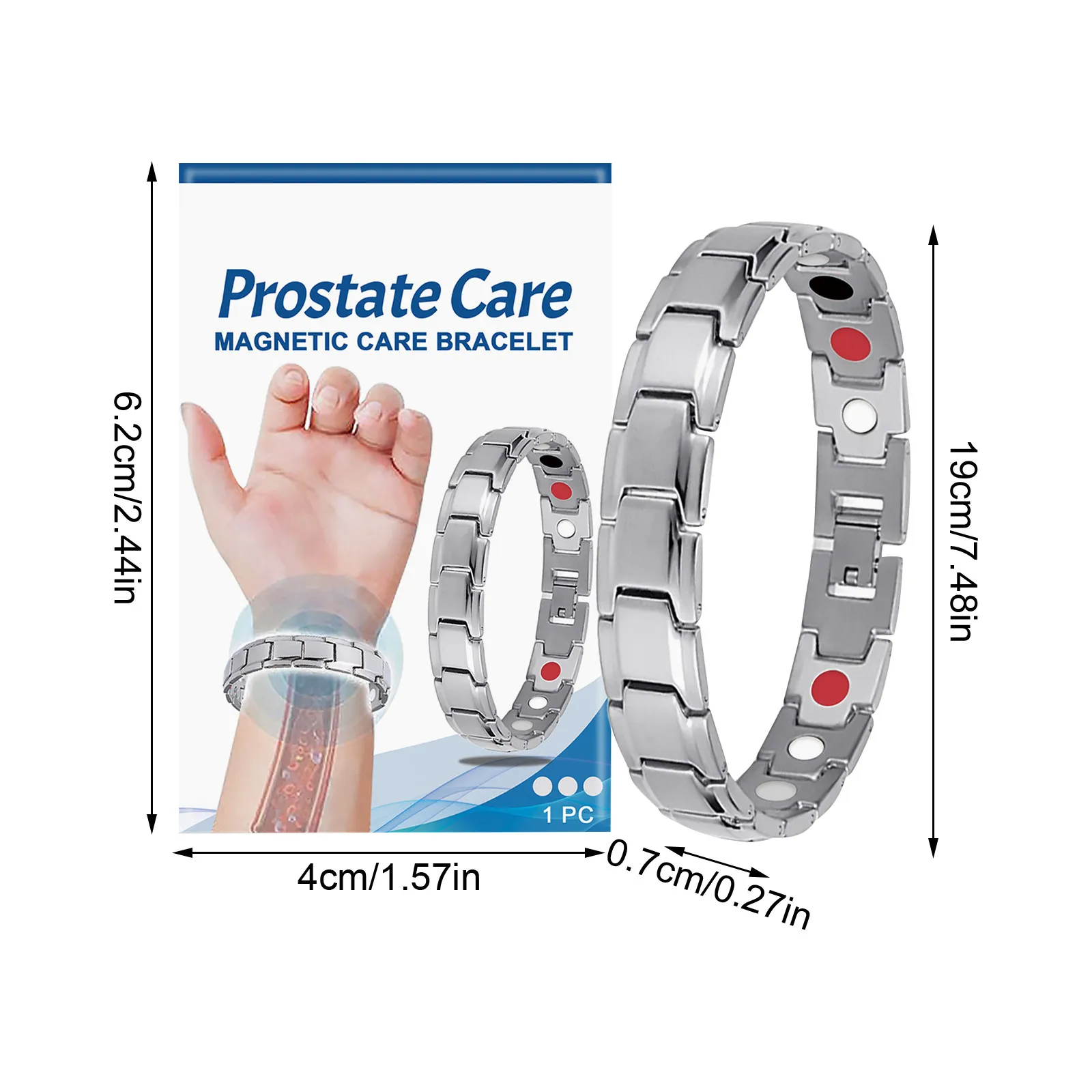 The Prostate Care Bracelet Helps Improve Prostate Health And Is Suitable For Adult Men. Continuous Use Restores Physical Health