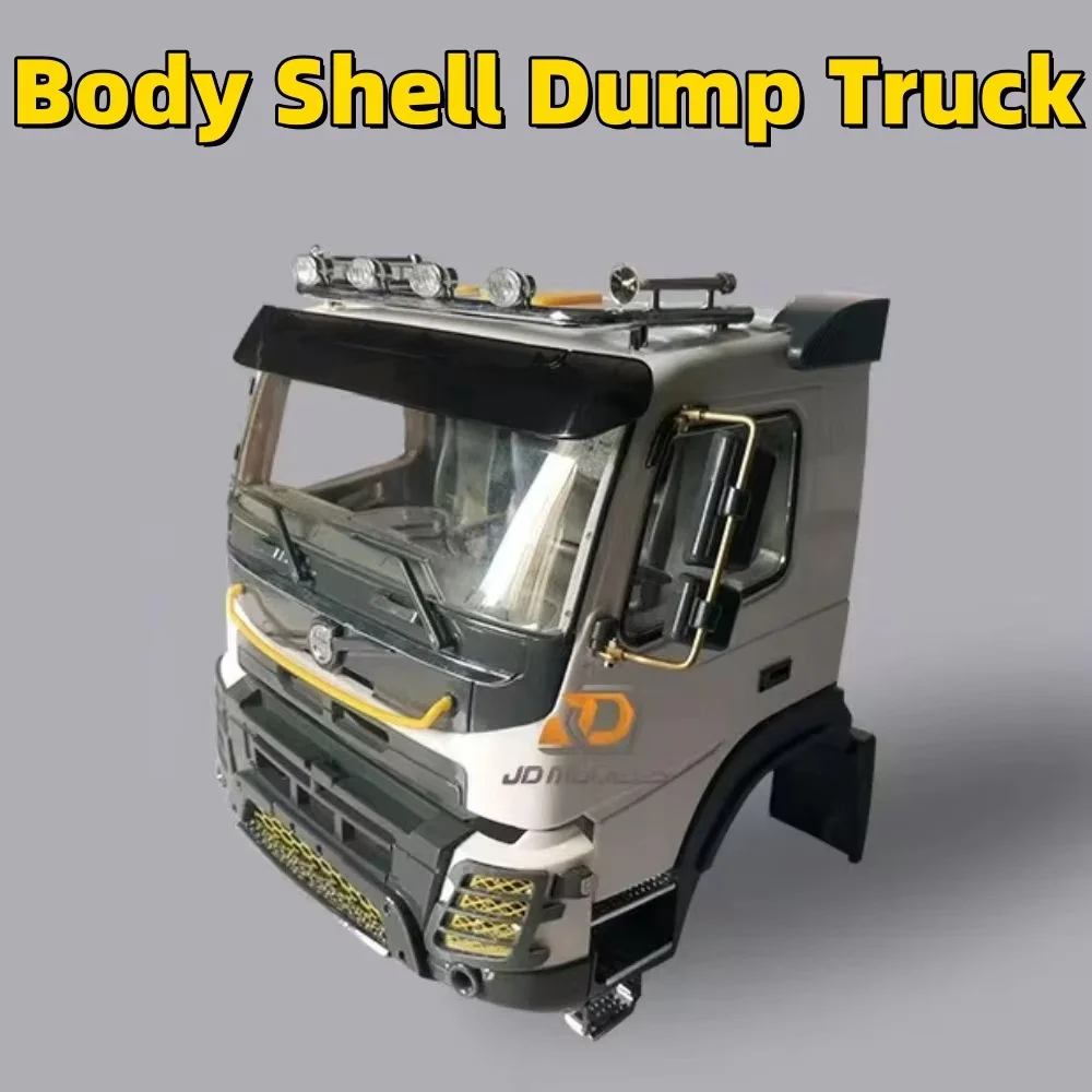 سيارة قذيفة مقطورة الجبهة الكابينة FMX شاحنة قلابة رأس جرار JDM-110 ل 1/14 تاميا RC كابوليت ليسو لودر أطفال بالريموت كنترول