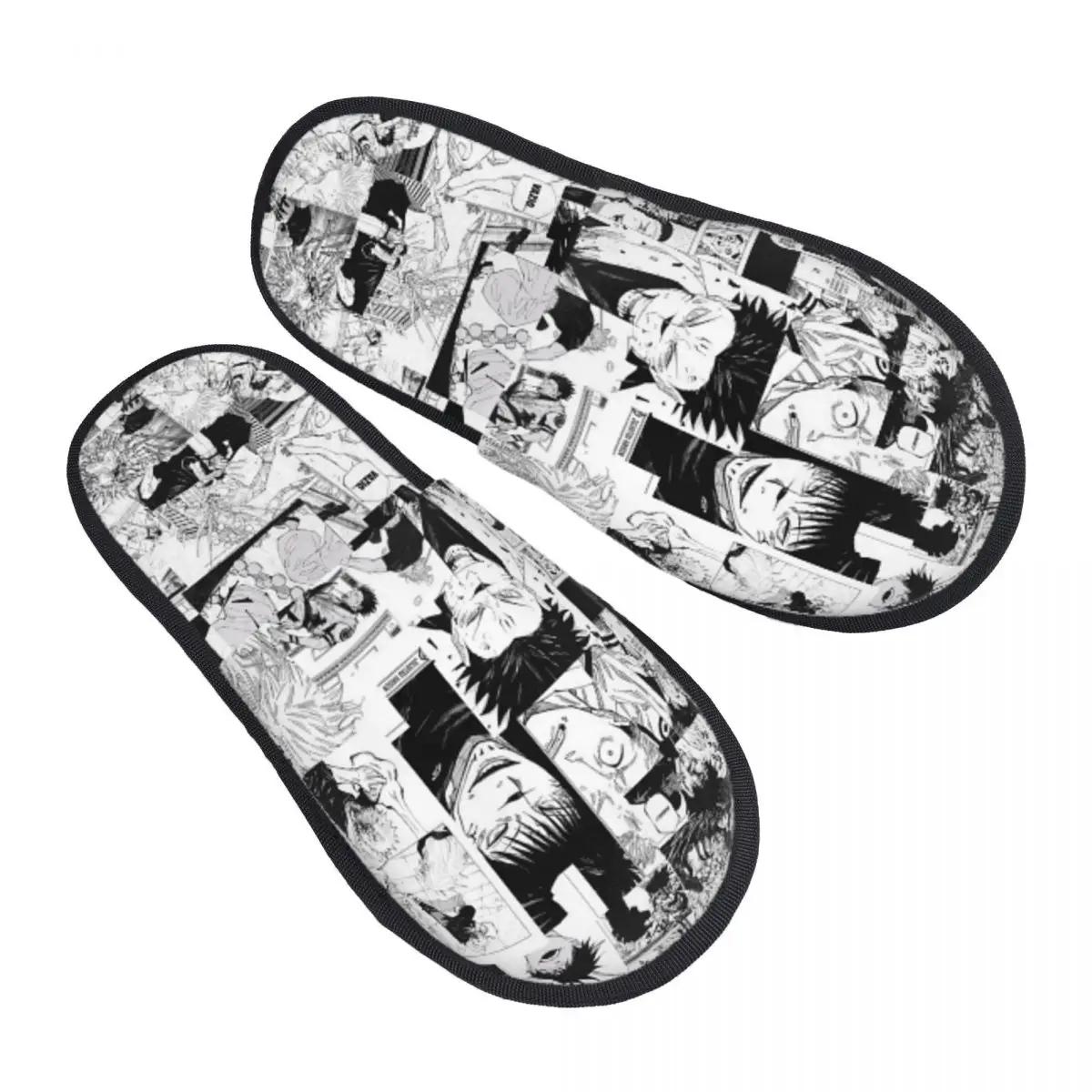 Jujutsus Kaisens Bedroom Slippers with Memory Foam Slipper Gift for Unisex House Shoes with Anti-Skid Sole