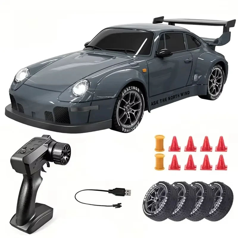 

CYGJ-LED Light Equipped RC Drift Car масштаб 1:24 автомобиль с дистанционным управлением 2,4 ГГц 20 км/ч дрейфующие шины гоночный спортивный автомобиль
