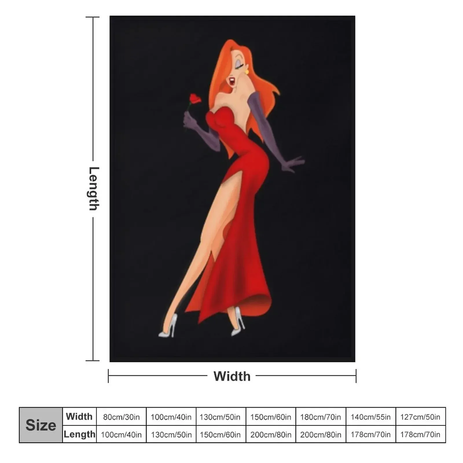 Jessica rabbit Throw Blanket Luxury Throw Blankets For Sofas Blankets