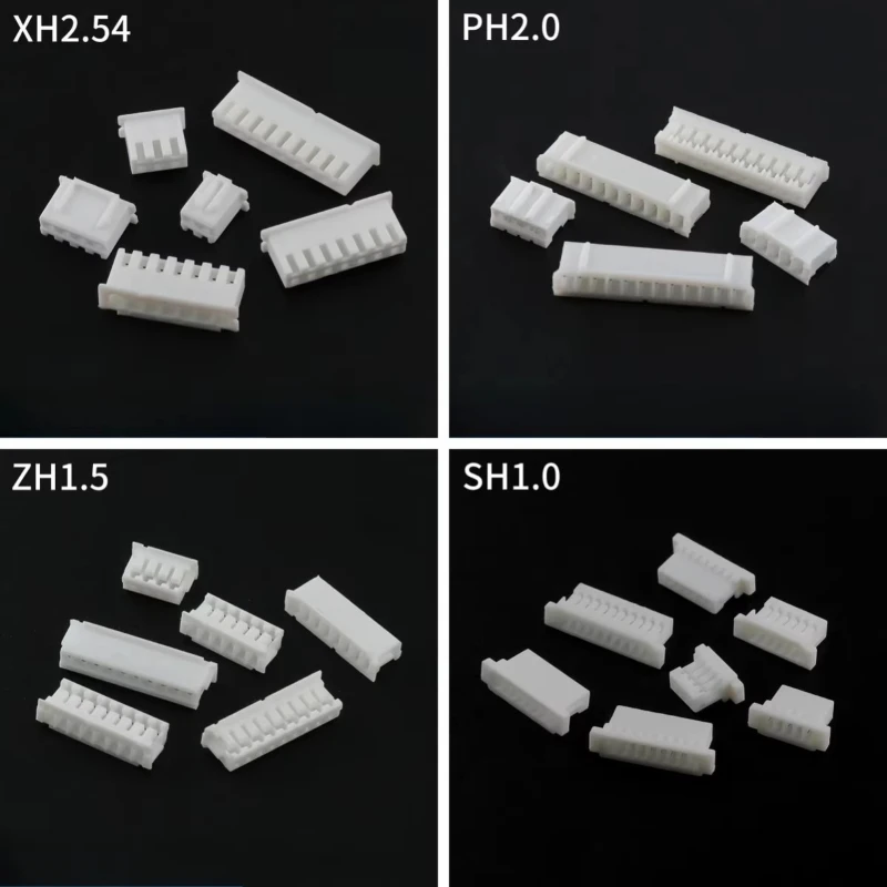 50 Uds SH 1,0 JST 1,25 PH 2,0 XH conector de paso de 2,54mm 2/3/4/5/6/7/8/9/10/11/12/13/14/15/16P carcasa de Pin