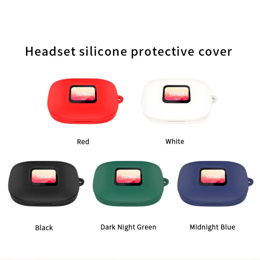 

Suitable For Cleer arc 3 Headphone charging compartment Silicone protective cover Washable-Shell Dust and fall prevention