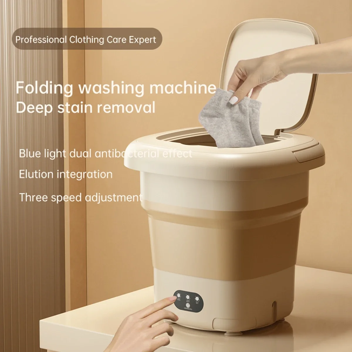 

9L Folding Mini Washing Machine Portable Washing Machine Sterilizing And Drying Washing Machine Is Suitable For Baby Clothes