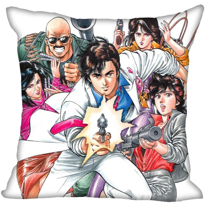 Animation City Hunter Pillow Case For Home Decorative Pillows Cover Invisible Zippered Throw PillowCases 40X40,45X45cm