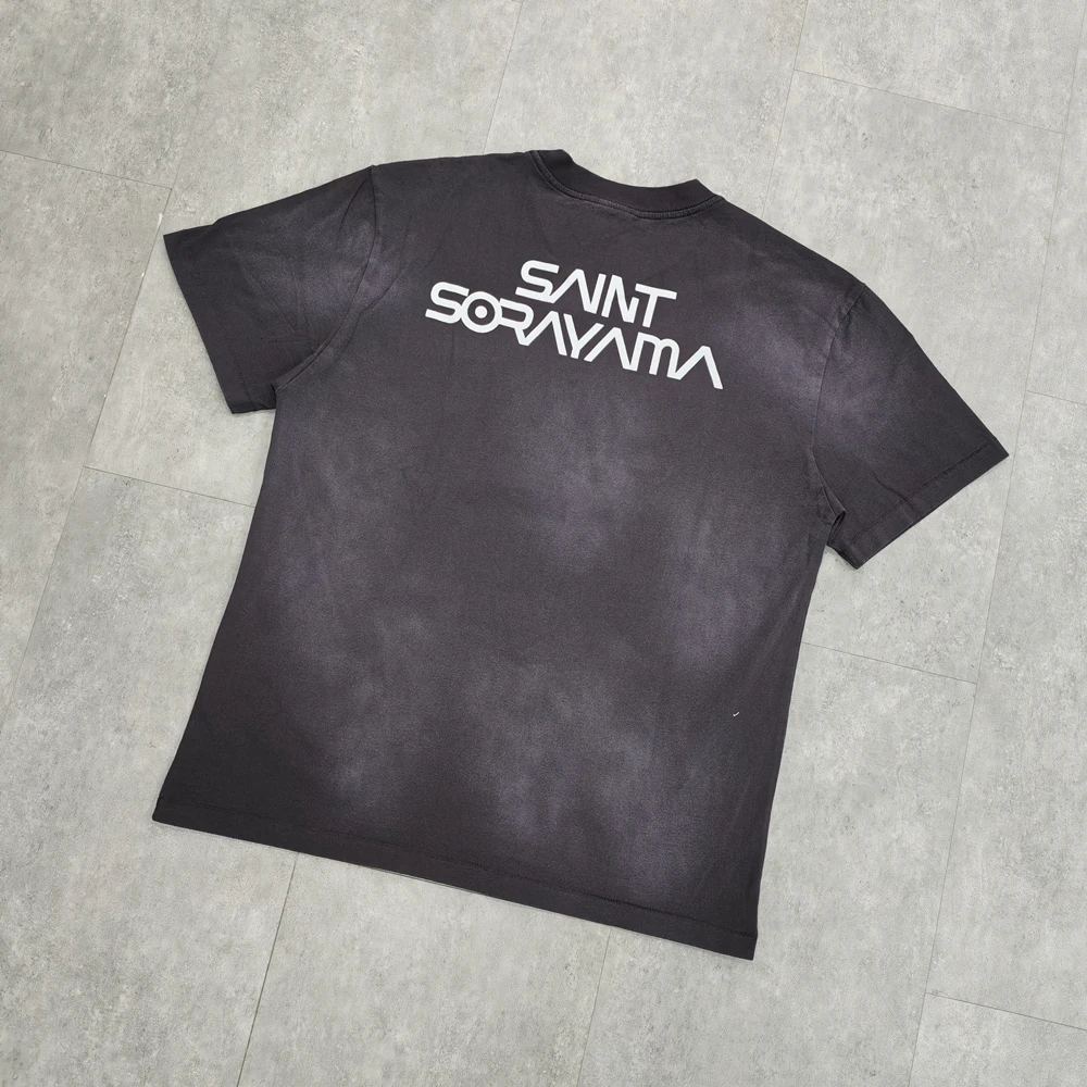 Yao Fashion Saint OF Michael 25SS Casual Tops Vintage Graphics Print Tee Luxury T Shirt