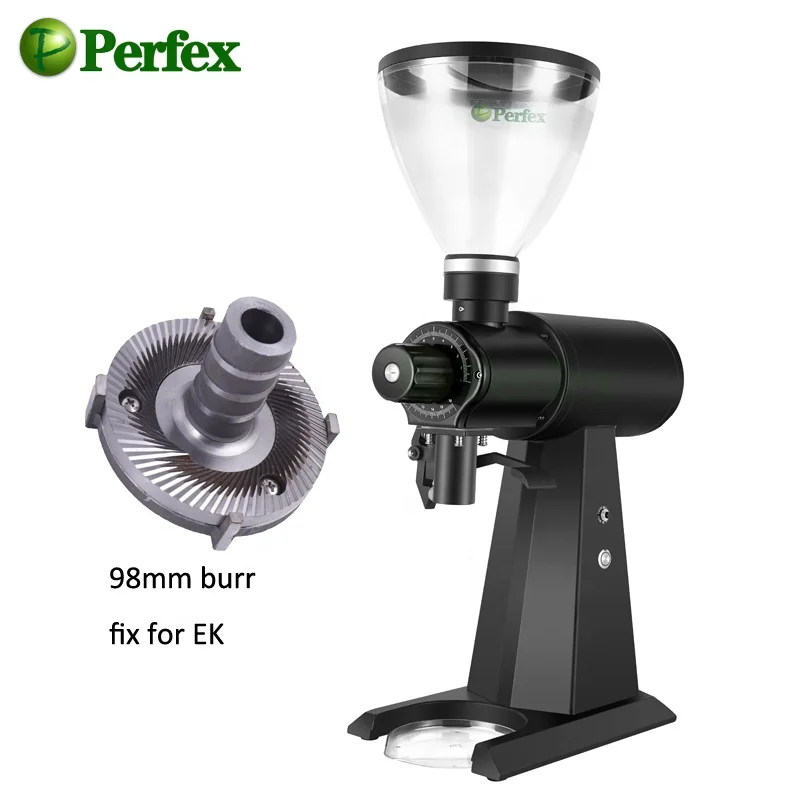 98mm large commercial coffee grinder professional electric coffee bean grinding machine stainless steel burr for espresso