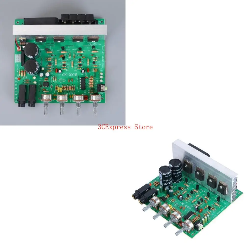 

A1633 C4278 Double AC18-26V Power Amp Plate Module Board with Microphones Input