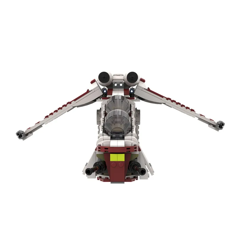 621 PCS Star Fighting Republic Gunship/LAAT - 75402 75432 Alternative MOC Anpassen Modulares Gebäude DIY Festival Spielzeug Geschenk
