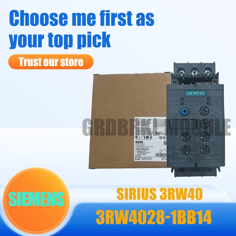 

New Original SIEMENS 3RW4028-1BB14 SIRIUS 3RW40 Compact Soft Starter