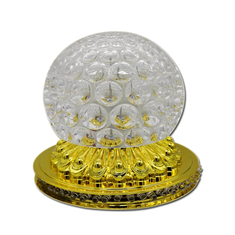 Mini Lumière de Scène LED Rotative Petit Soleil Ananas, Boule Magique, Clip Coloré, Flash, ixde Noël