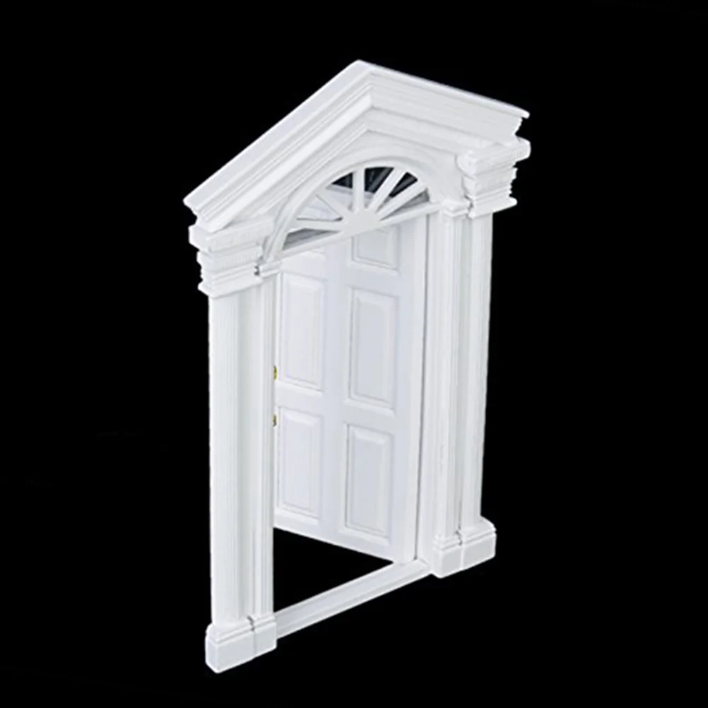 Miniture House Furniture Furnituren Open Door Game White Wooden