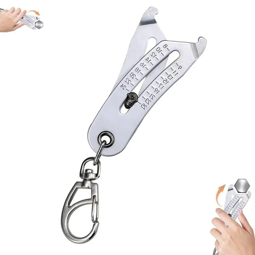 Portable Measurement Tool Nut And Bolt Tool Portable Measurement Solution Aluminum Alloy Construction Effortless Size Checks