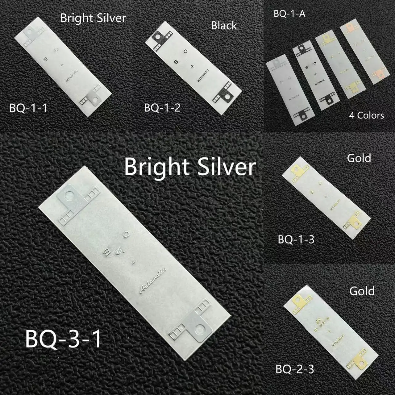 S Logo Nickel Label Sticker Paste For Nh35 Nh36 736 4r35 G5 logo Watch Face Brand Sign Plate Trademark Dial Accessories GS logo