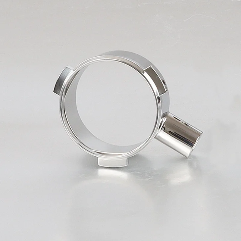 Coffee Handle Filter 58mm 3-Ear for Hibrew H10A/H13/H7/H10 Stainless Steel Bottomless Coffee Portafilter with Filter Basket