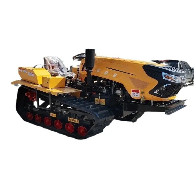 Multifunctional orchard trencher 35 horsepower ride-on tiller