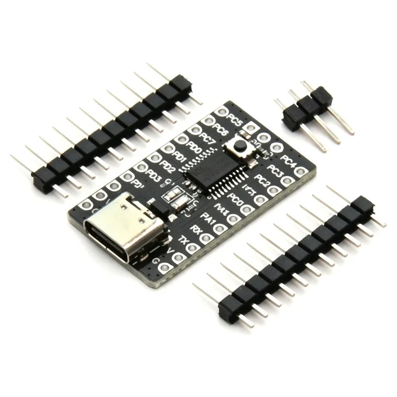 DT98 CH32V003F4P6 RISC-V Development Board Microcontroller Module Core Board Minimum System 48MHz for DIY