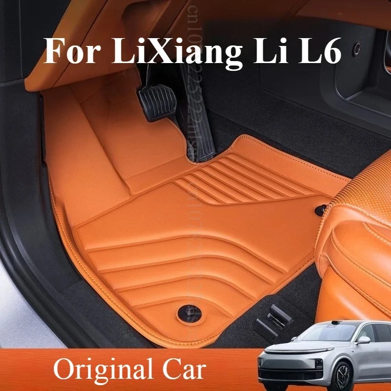 

3Pcs Car Floor Mats For Lixiang LI L6 2025 2026 Car Mat Interior Accessories Waterproof Non-slip Seat Back Protector Car Carpet