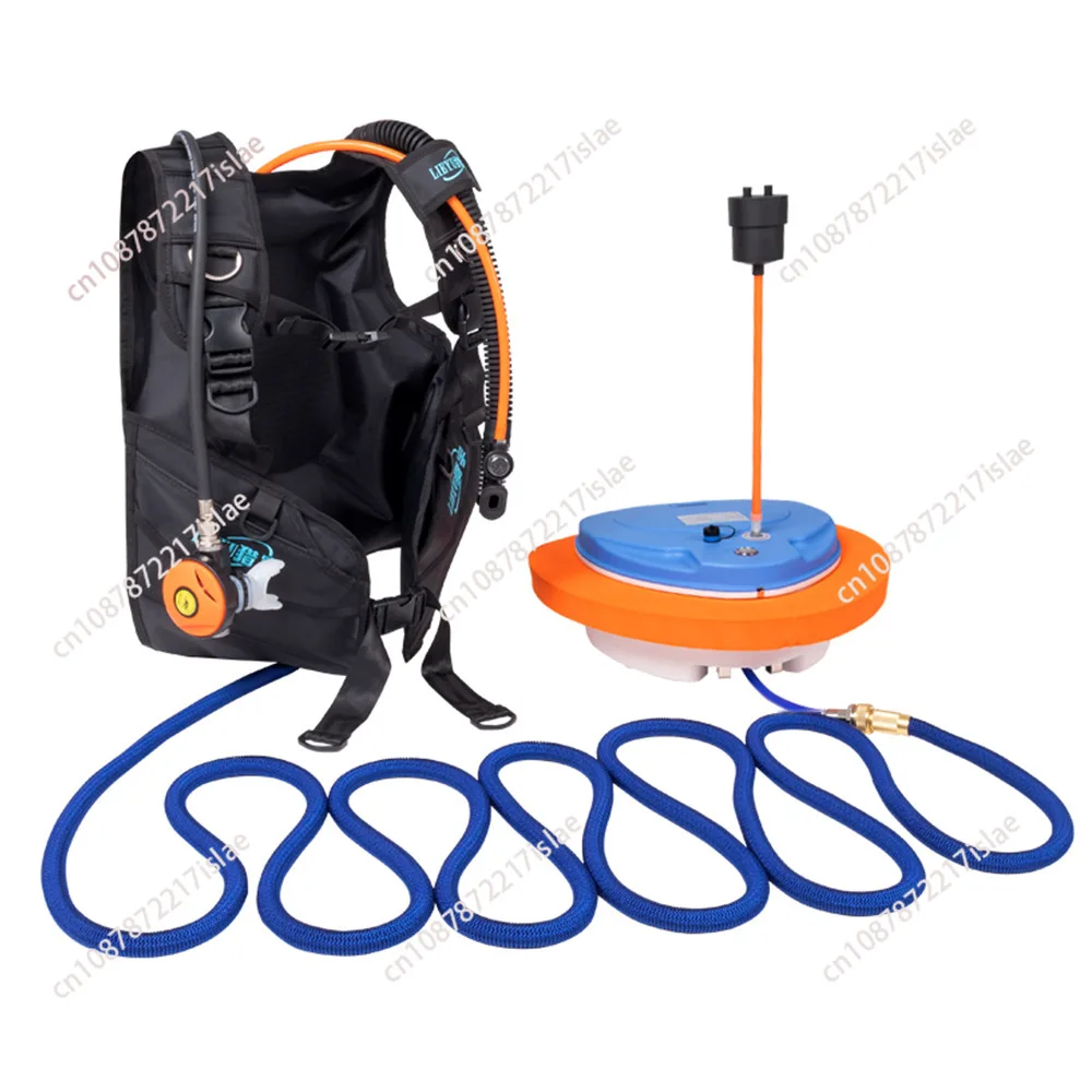 Scuba Diving Snorkel Equipment Trap Mobile Ventilator Support Deepest To10M Underwater Snorkel Time 5H