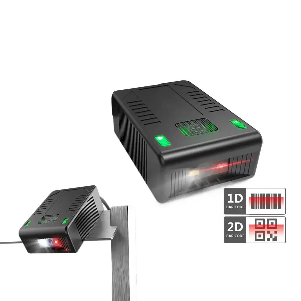 固定式QRコードバーコードスキャナー1D/2D自動スキャンバーコードリーダーモジュール（小売物流セキュリティ用）