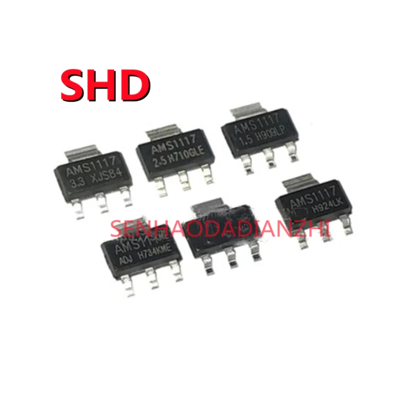 5PCS Lm1117s-1.8v 1.2 1.5 2.5 3.3 5.0V HTC SMD Sot223 Regulator-Linear