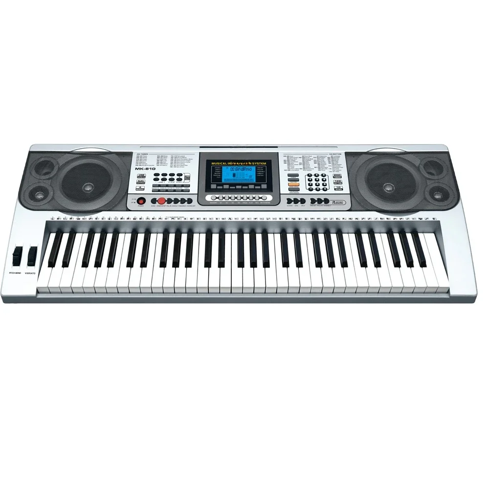 l l #   Proveedor directo de fábrica para teclado de Piano de simulación de 61 teclas pantalla LCD instrumento Musical teclado Digital electrónico Pia
