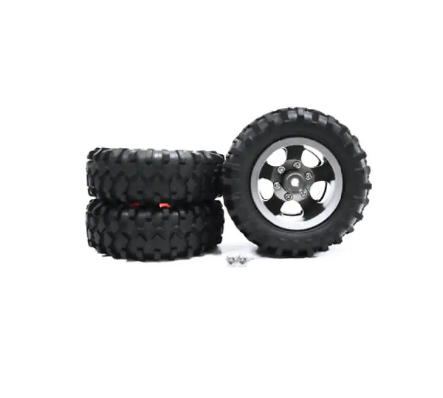 WPL D 12 D12 model remote control car modification upgrade 55MM metal tire direct installation heavier