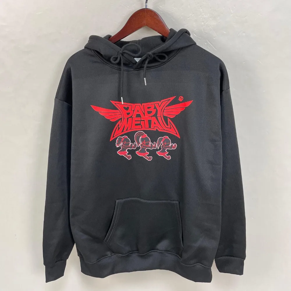 2025 BABYMETAL バンド秋/冬のスウェットシャツベビーメタル Y2k パーカー女性のヴィンテージアンダーシャツ女性のトラックスーツ紳士服