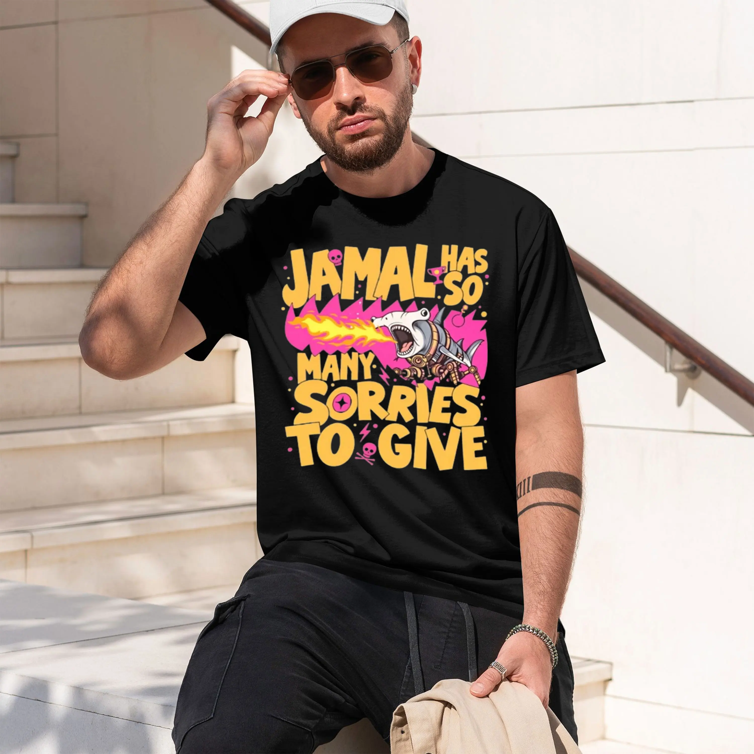 Jamal Has So Many Sorries To Give T Shirt Men Women Dungeon Crawler Carl Tee Funny Graph T Shirts Short Svet Ees 2026 New Model