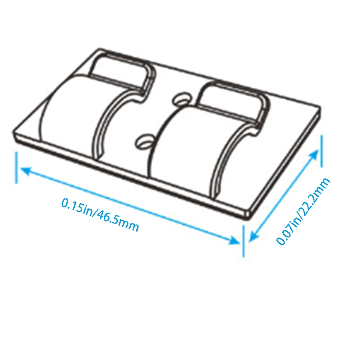 

JAS-100 шт. крючки для уличных гирлянд, зажимы, сверхмощные зажимы для кабеля для подвешивания рождественского света