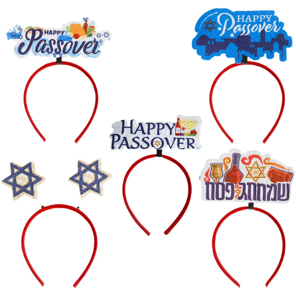 

Набор из 5 праздничных повязок на голову: декоративные обручи для волос, головные уборы для фестивалей, женские повязки для косплея и фотосессий