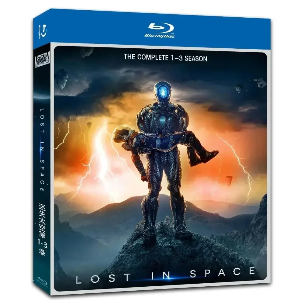 Lost in Space Staffel 1-3 Englisch/Chinesisch und englische Untertitel 4 Blu-ray-Discs HighDefinition BD