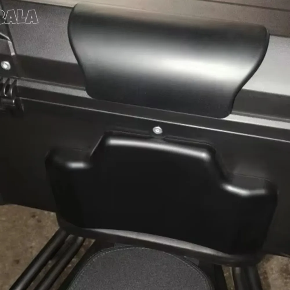 Universal Motorcycle Passenger Backrest Back Pad Self-adhesive Shockproof Moto Rear Top Case Box Luggage Cushion Pad Backrest