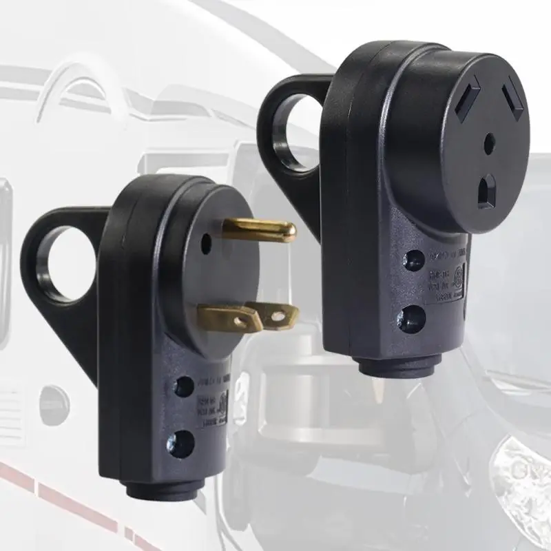 

2025 New Upgrades Power Plugs 125V Rear Loop Connector for Secure Electrical Connection
