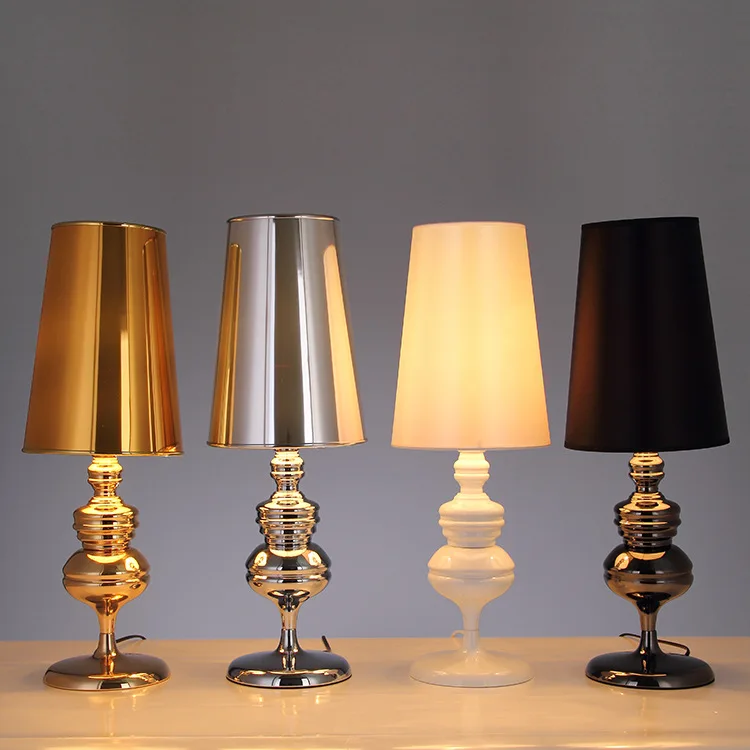 Post-modern simple warm bedroom bedside lamp European style living room decoration lighting hotel room guard desk lamp