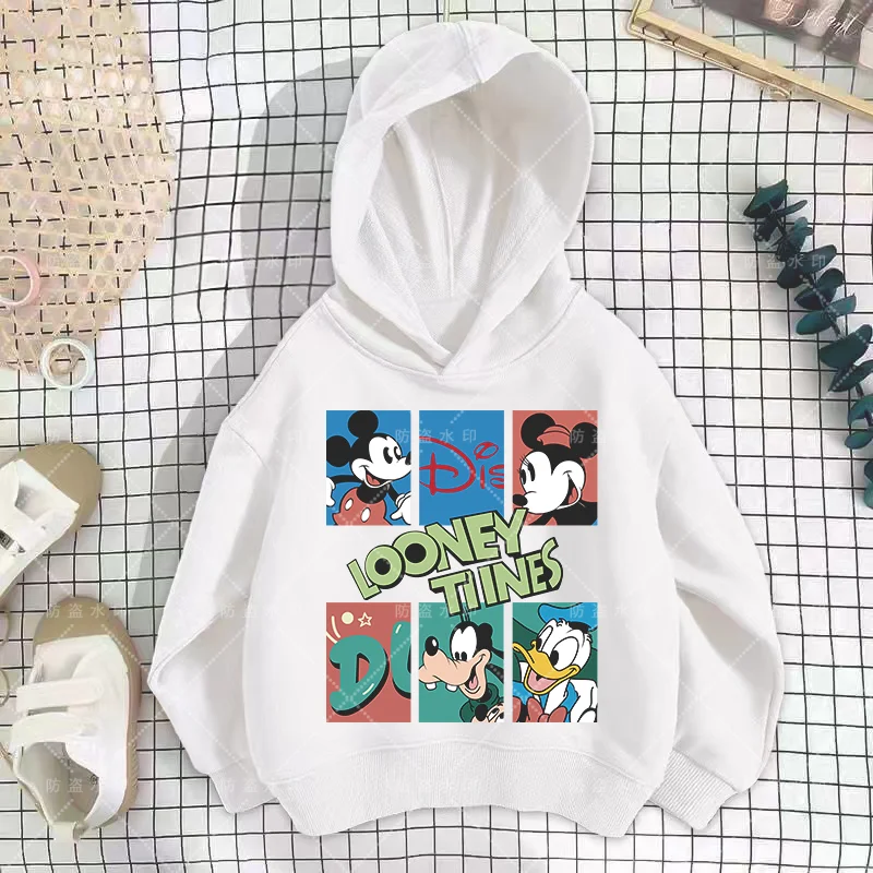 

Disney anime cartoon Mickey Mouse printed hoodie Children's clothing Sweatshirt Girls children's long-sleeved sweatshirt jumper