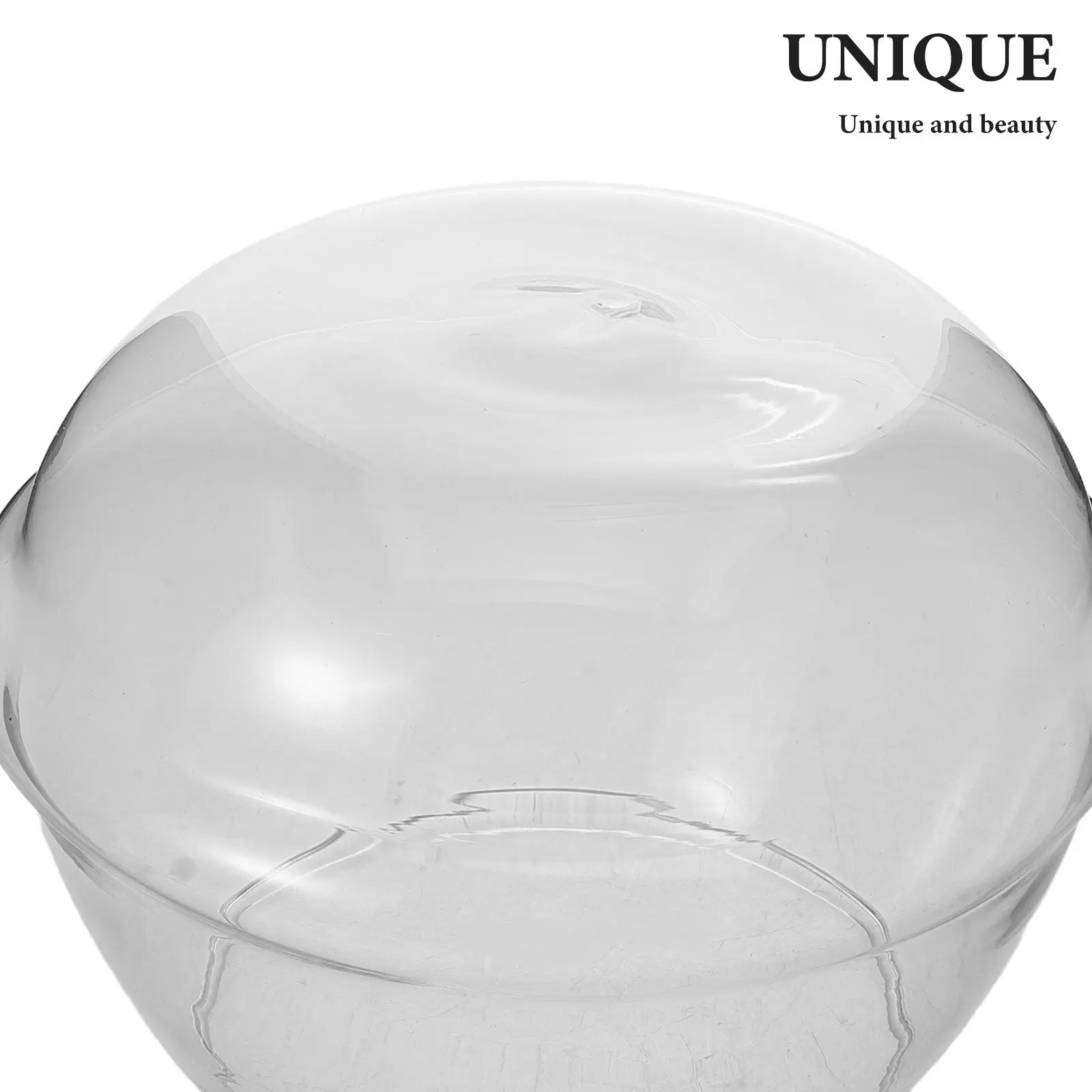 Hydroponic Glass Planter Bowl for Lotus Water Lilies and Aquatic Plants Transparent Terrarium Vase Ideal Small Space Desk Decor