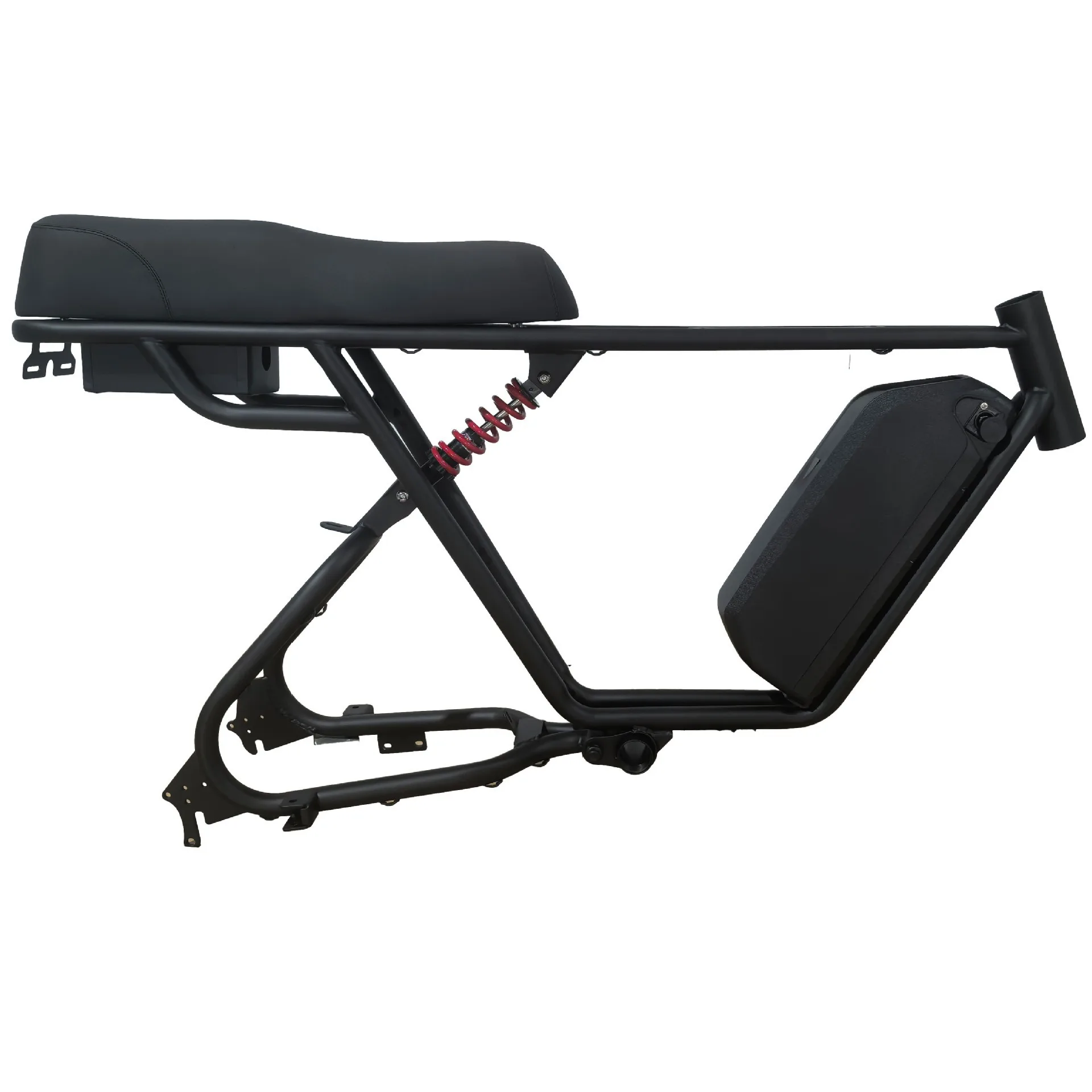 Electric Bike Frame Retro Style Electric Motorcycle Frame Universal Replacement Bracket For Electric Bicycle Modification