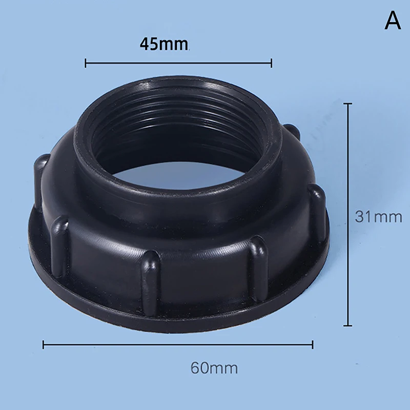 Water Tank Valve Replacement Adapter Blue Durable IBC Water Tank Connector Thread Garden Hose Connector for IBC Tank Accessories