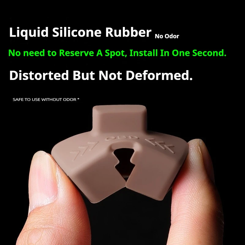 Silicone Car OBD Port Cover Waterproof Rust-proof OBD Port Lock Protective Sleeve Dust OBD Clogging Caps For Auto Accessories