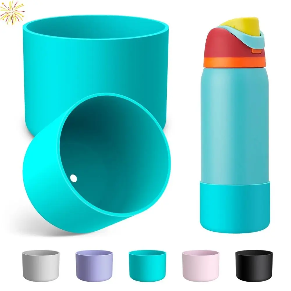 Silicone Water Bottle Protector Sleeve Bottle Bottom Protective Cover Bottom Protector Sleeve for Owala FreeSip 40oz